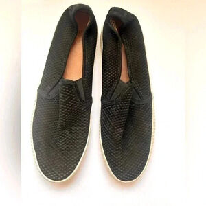 Frye Black Camille Perforated Slip On Fashion Sneakers: Size 10